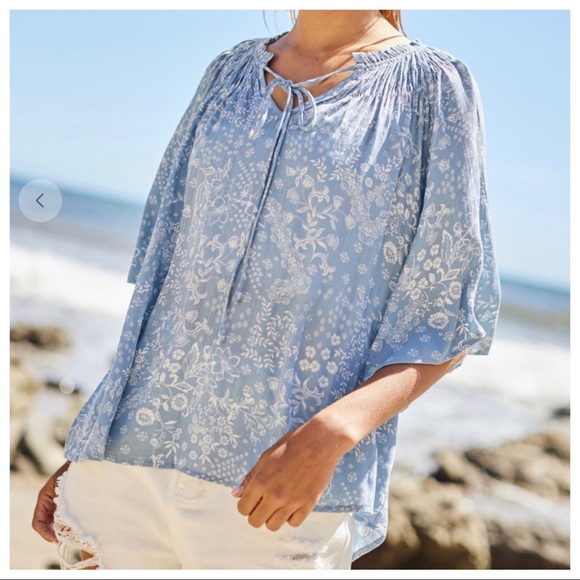 39 Most Fabulous Boho Half Sleeve Floral Ruched Top - Picture 3 of 7